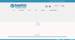 Desktop Screenshot of baptist.org.nz