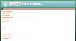 Desktop Screenshot of baptist.sk