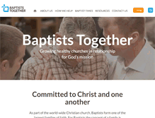 Tablet Screenshot of baptist.org.uk